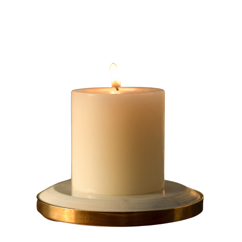 Buy Candle Plates Marble candle The Living Influence