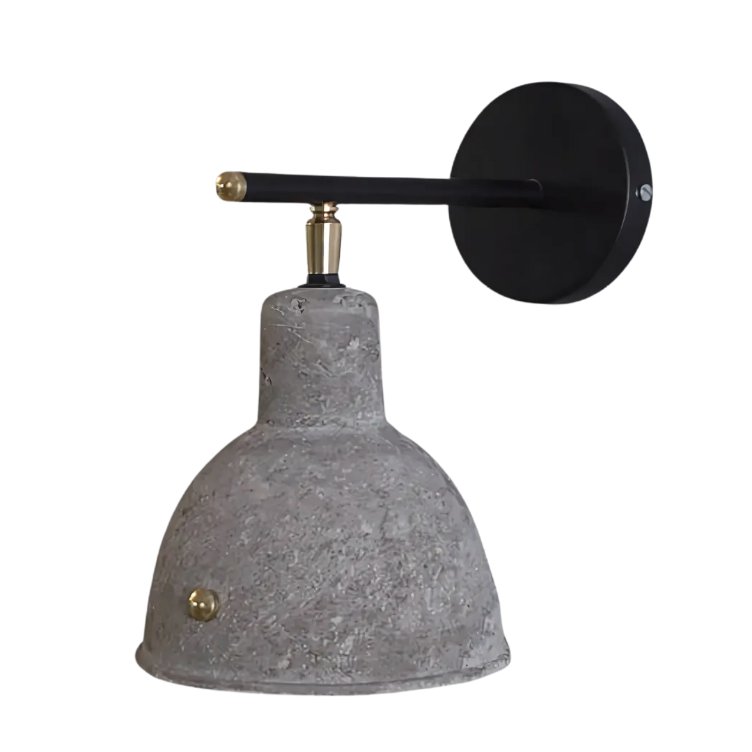 Photo inspiration: Visual Reference: Zolo Concrete Metal Wall Sconce The Black Steel Concreate Lights