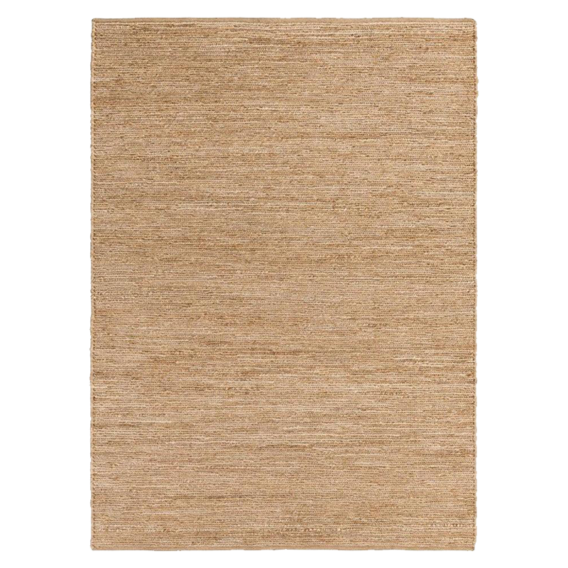 Hemp Hand Woven Rug _ Natural Lines The Living Influence