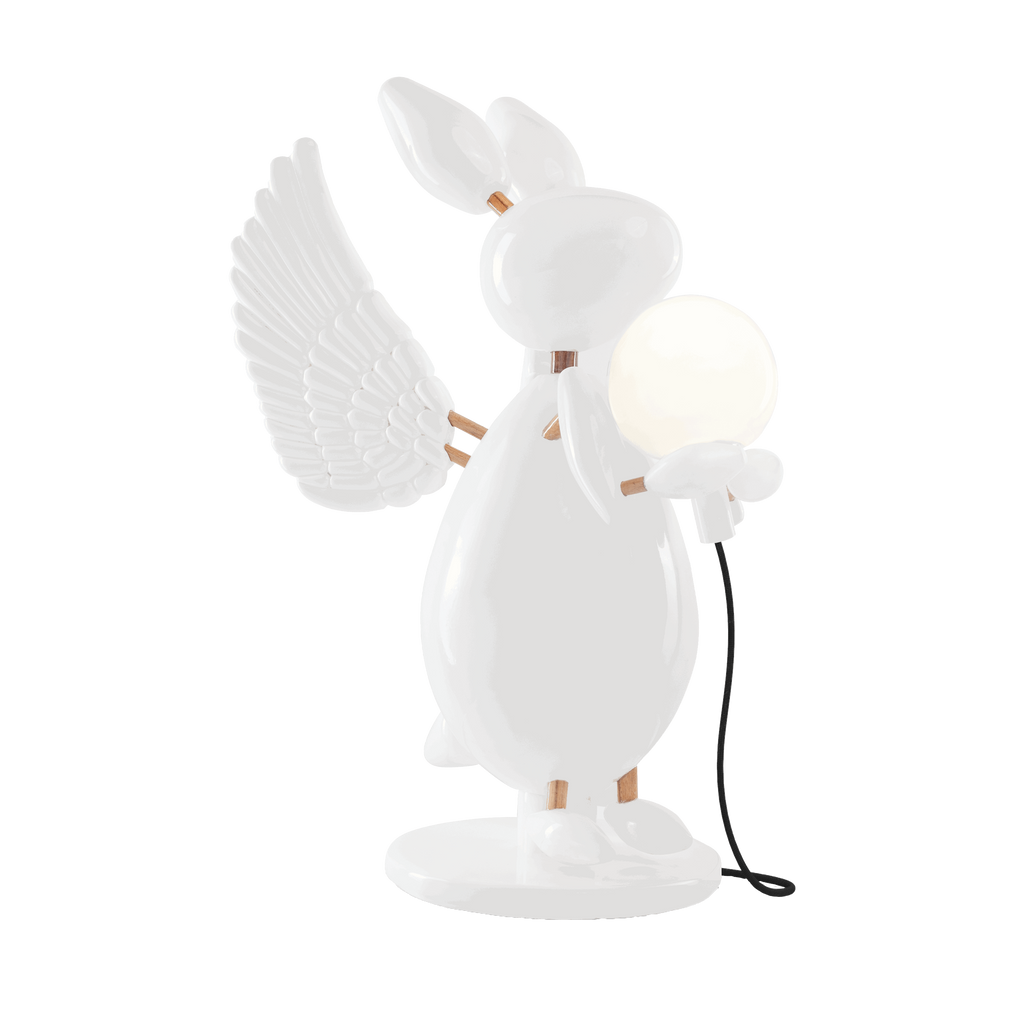 White Angel Marble Table Lamp