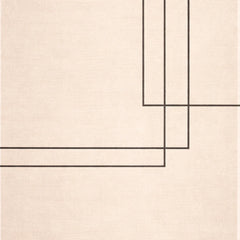 Beige tiles with black grout lines on a beige background