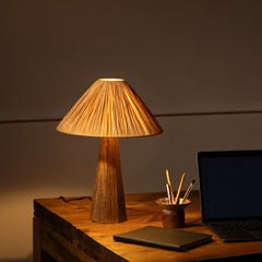 Wooden Harmony Table Lamp by fig living