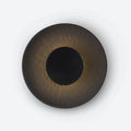 Disc Wall Light in Black Wall Sconce