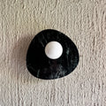 Aureole Green Textured Wall Sconce