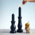 Modern Pillar Candle Blueberry Non Scented