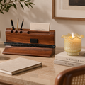 The Thoughtful Desk Set (Stationary and Candle)