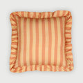 Linea Ruffle Amber Cotton Cushion Cover