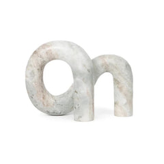 Loon Chain sculpture- Front View on White Background, Continuous Loop Form