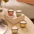 Gilded Votive | Candle Gift Set | Golden Vanilla | Set of 4