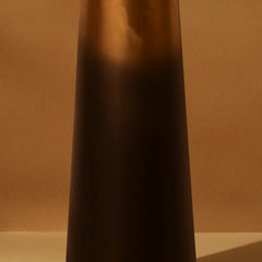 Loft Floor Lamp with decorative dark brown vase style stand