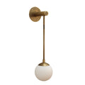 Dot Wall Sconce Long Glass Globe