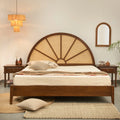 Solara Teak Wood Bed