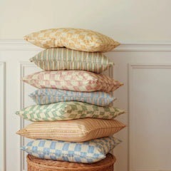 River Fern Cushion Cover, top-down view