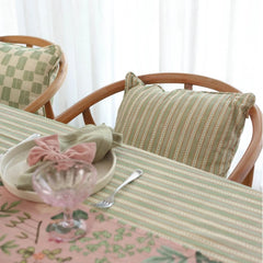 River Fern Cushion Cover styled on a sofa