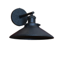 Nordic Conical Textured Leatherette Wall Sconce