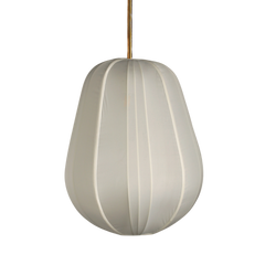 Luxe Rome Georgette Pendant Lamp made of Premium georgette (lightweight, sheer fabric) that softly diffuses light