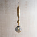 Dawn Brass Spun Hanging Lamp