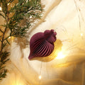 Christmas Ornaments - Festive Red - Pack of 3