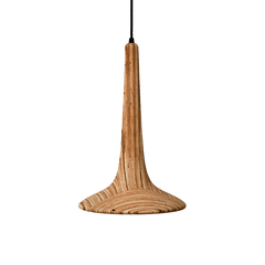 Graceful and refined, the Bell Tall pendant lights