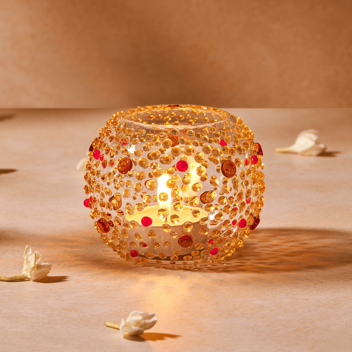 Glass votive by Glass Forest