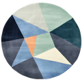 Round Woolen Handtufted Carpet _ Hjørne