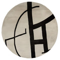 Round Viscose Handtufted Carpet _ Stilren