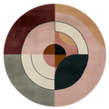 Round Woolen Handtufted Carpet _ Sade