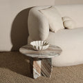 Raio Marble Side Table - Jupiter