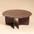 Raio Marble Coffee Table- Rosso