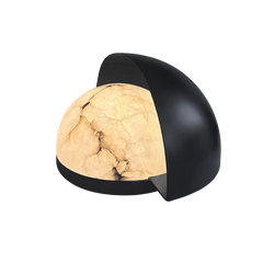 Blask and White Alabaster Table Lamp for Bedroom