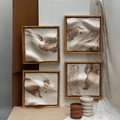 Tiramusu Twist Textured Wall Art (Set of 4)