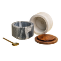 Stacked Marble Spread Jars