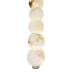 Alabaster Pendant light featuring natural alabaster stone and a luxurious design