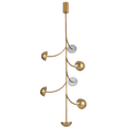 Cup Style Gold Pendant Light