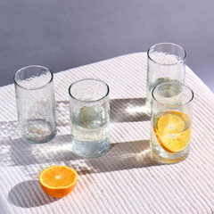 Hammered Glasses Set of 4 by Munn Home