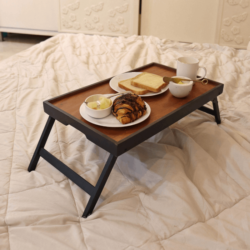 Acacia Foldable Bed Table