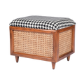 Houndstooth Ottoman