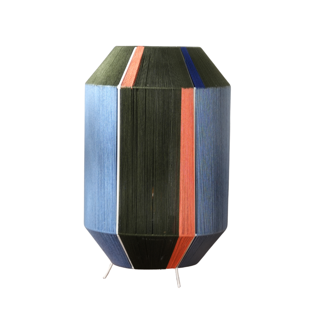 Cotton Threading colorful Table Lamp by Fig Living