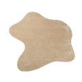 Abstract Silk Rug Light Gold