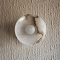 Crescent Moon Wall Light | Lunar-Inspired Natural Stone Sconce