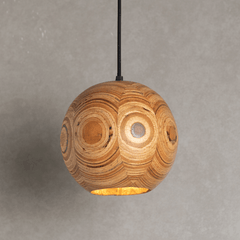 Round Pendant Lamp with its smooth curves and refined proportions