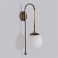 A Wall Sconce Glass Globe