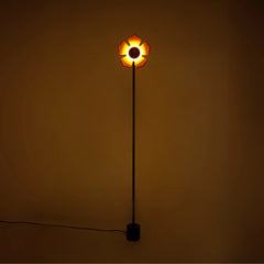 Flower Floor Lamp with a unique design against a plain background