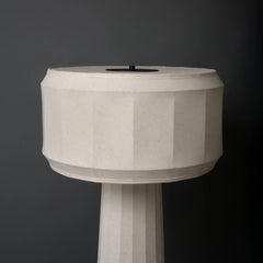 Domus Floor Lamp Large close-up of fabric shade texture
