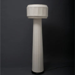 Domus Floor Lamp Small in off-white color variant with a textured surface
