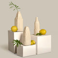 Miniature Clock Tower Vases