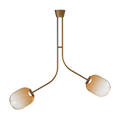 2 Module Bent Candy Chandelier