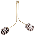 2 Module Bullseye Chandelier