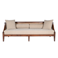 Sahara Teakwood 3 Seater Cane Sofa