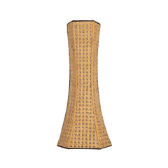 Japandi style wall lamp Manila rattan finish for feature wall lighting